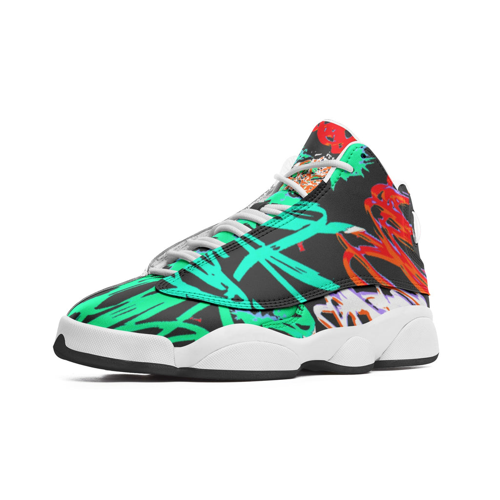 Unisex High Top Leather Sneakers