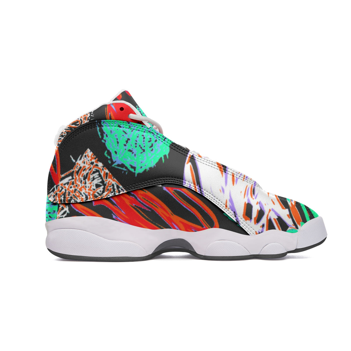 Unisex High Top Leather Sneakers