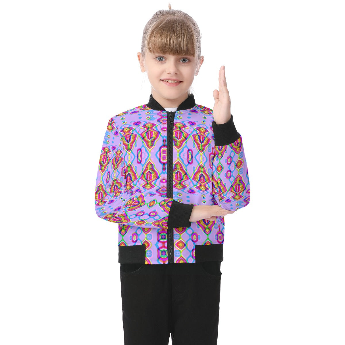 All-Over Print Kid's Bomber Jacket