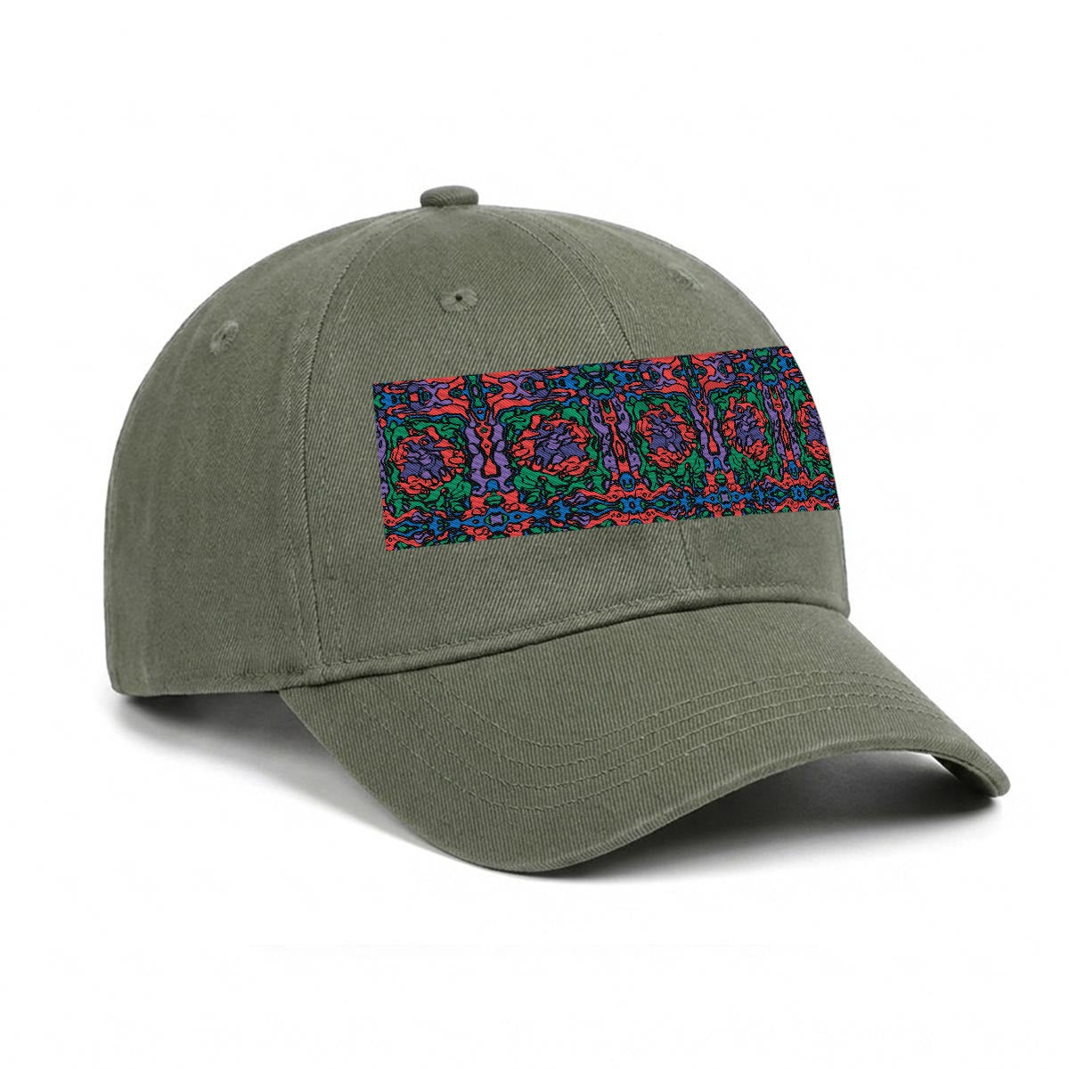 Embroidery Soft-Crown Flat Cap