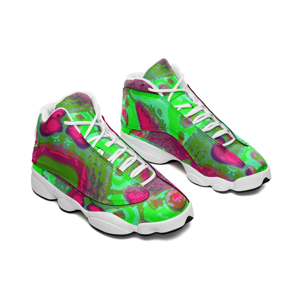 Unisex High Top Leather Sneakers
