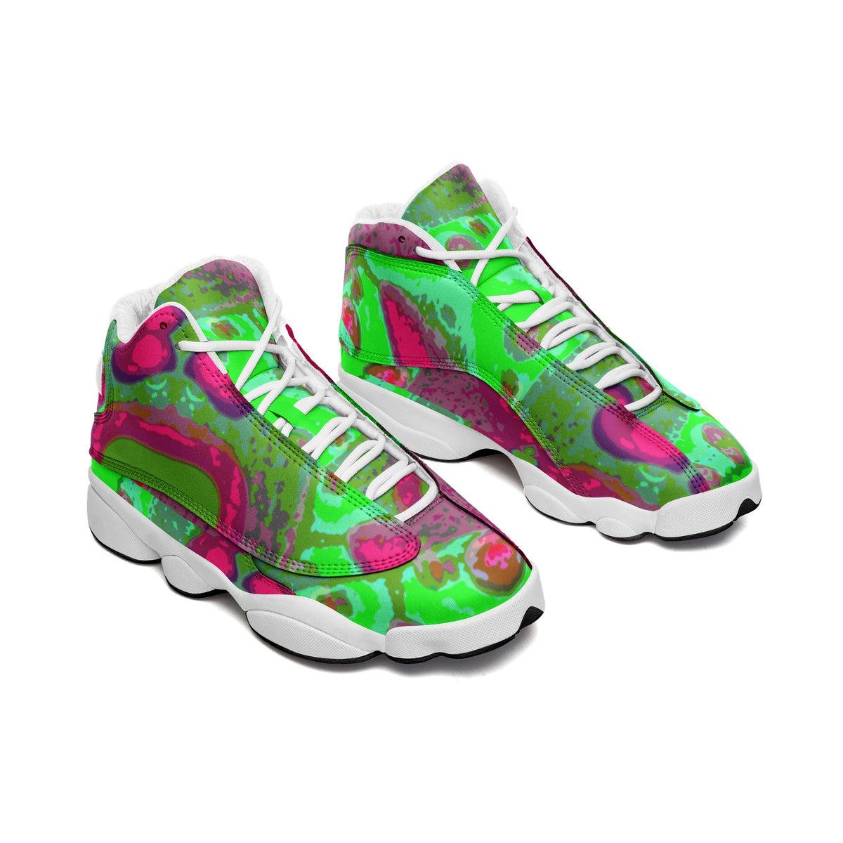 Unisex High Top Leather Sneakers
