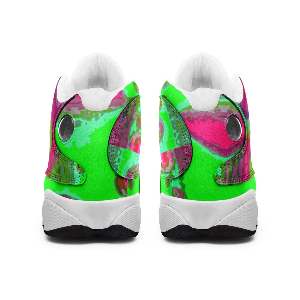 Unisex High Top Leather Sneakers