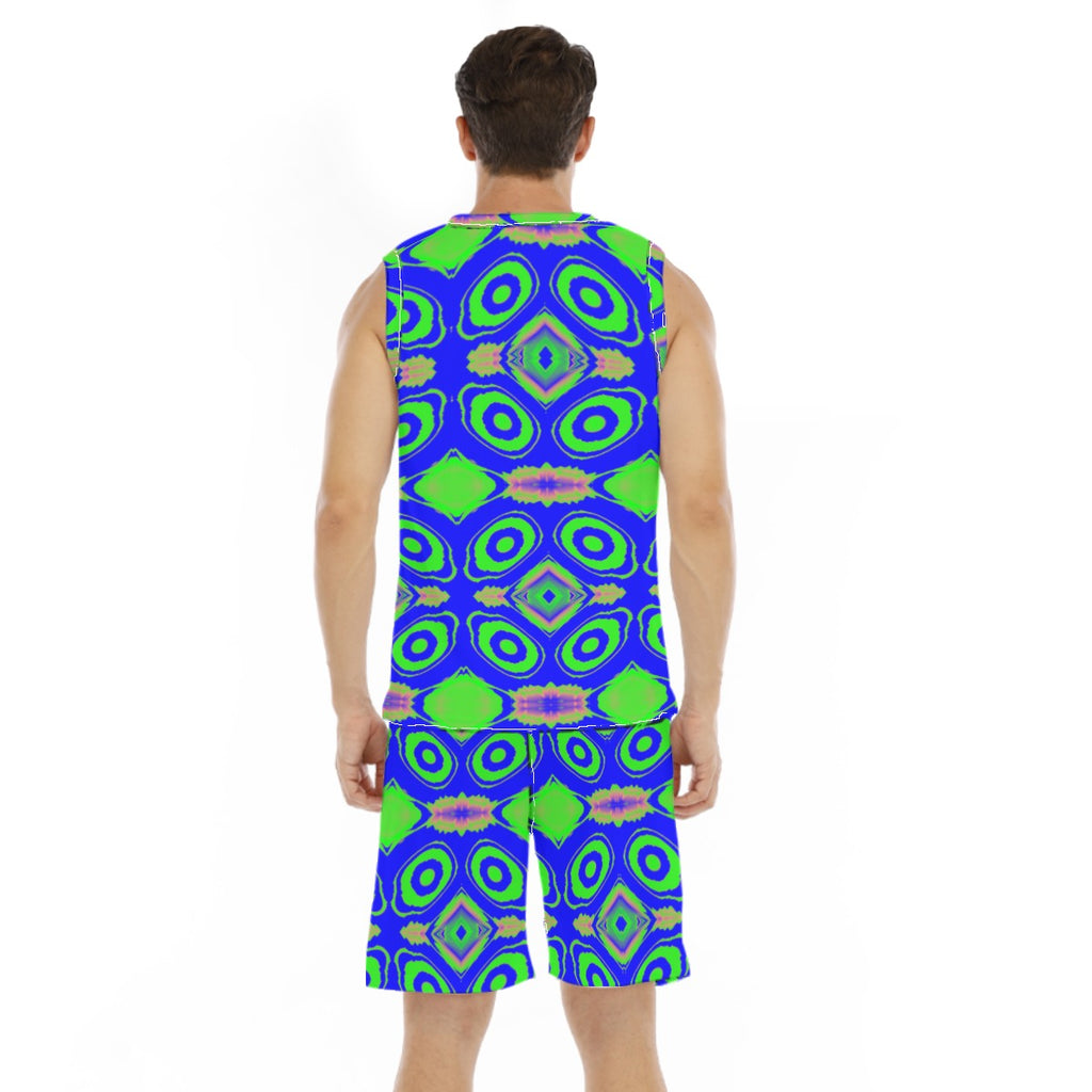 All-Over Print Men's Basketball Suit