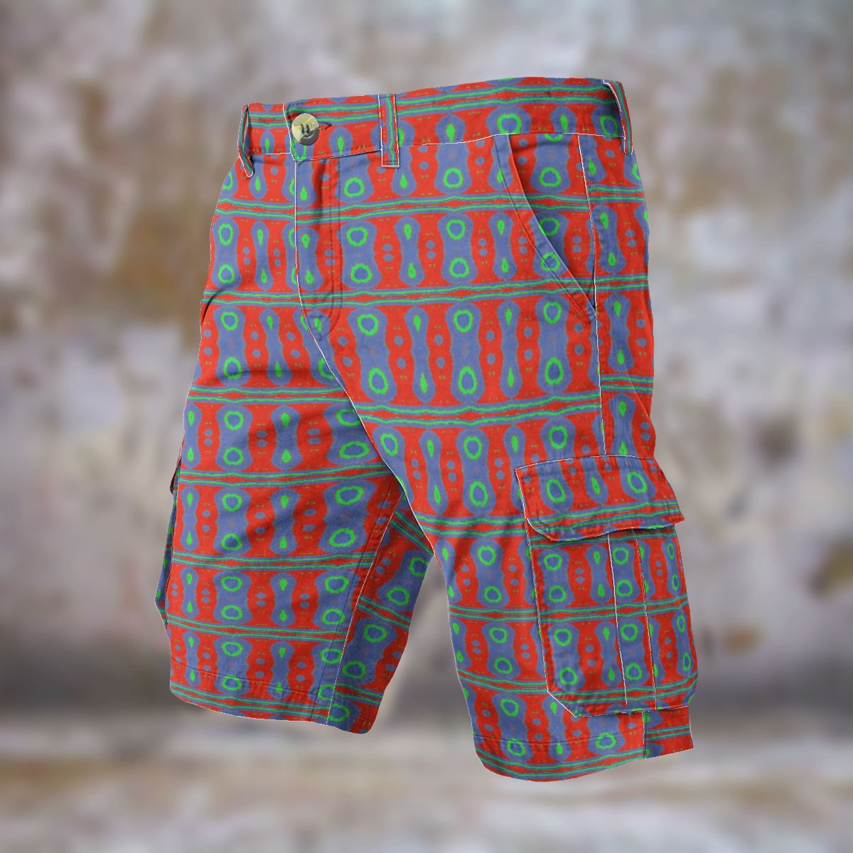 All-Over Print Men's Cargo Shorts