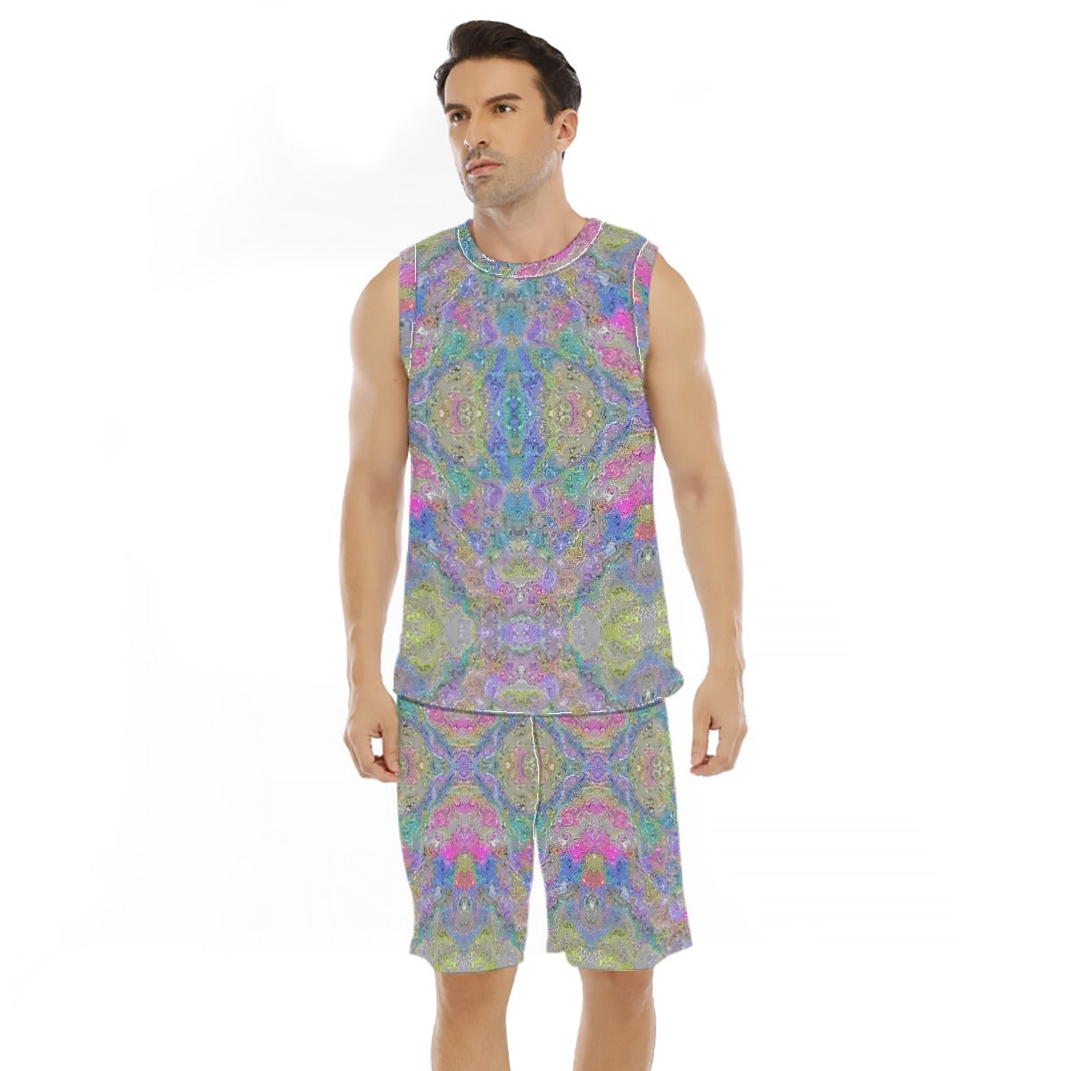 All-Over Print Men's Basketball Suit