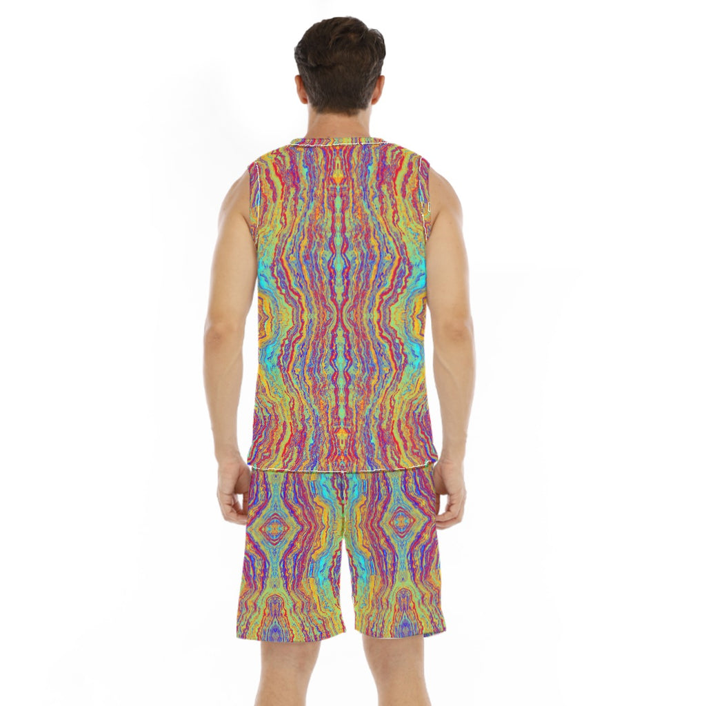 All-Over Print Men's Basketball Suit