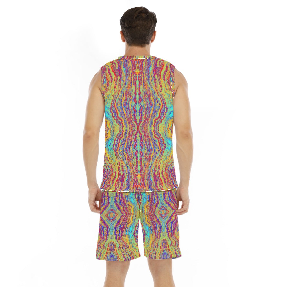 All-Over Print Men's Basketball Suit