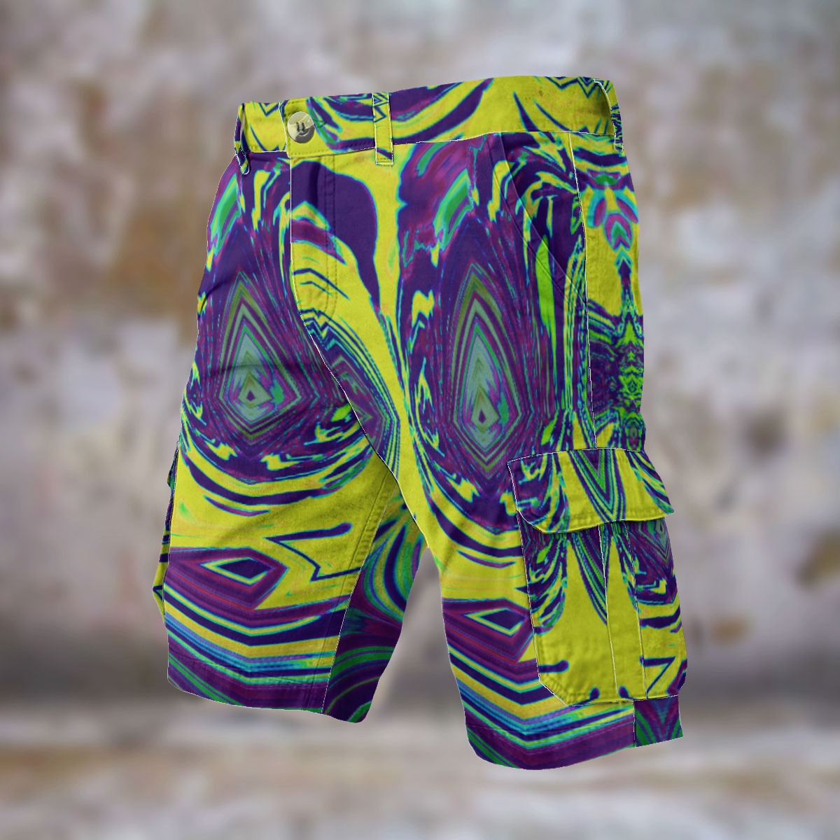 All-Over Print Men's Cargo Shorts