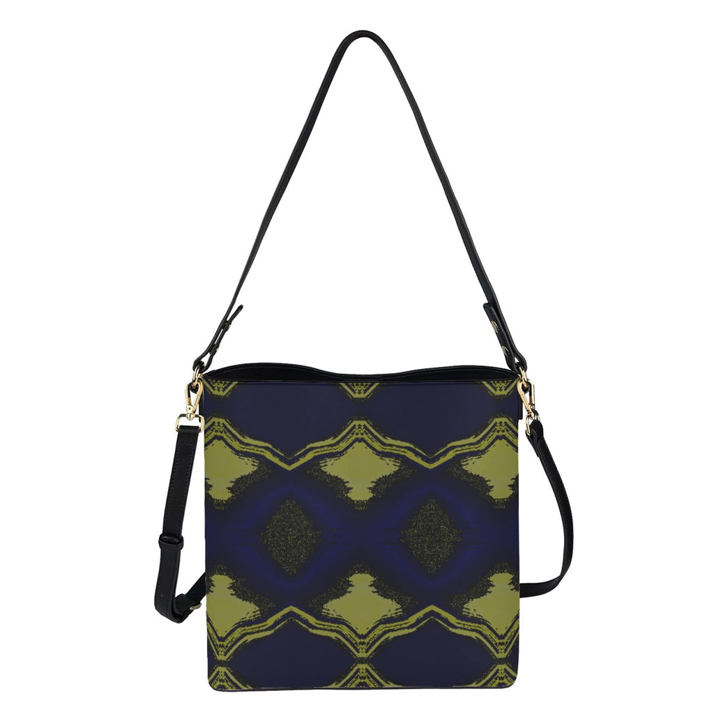 Minimalist Square Crossbody Bucket Bag