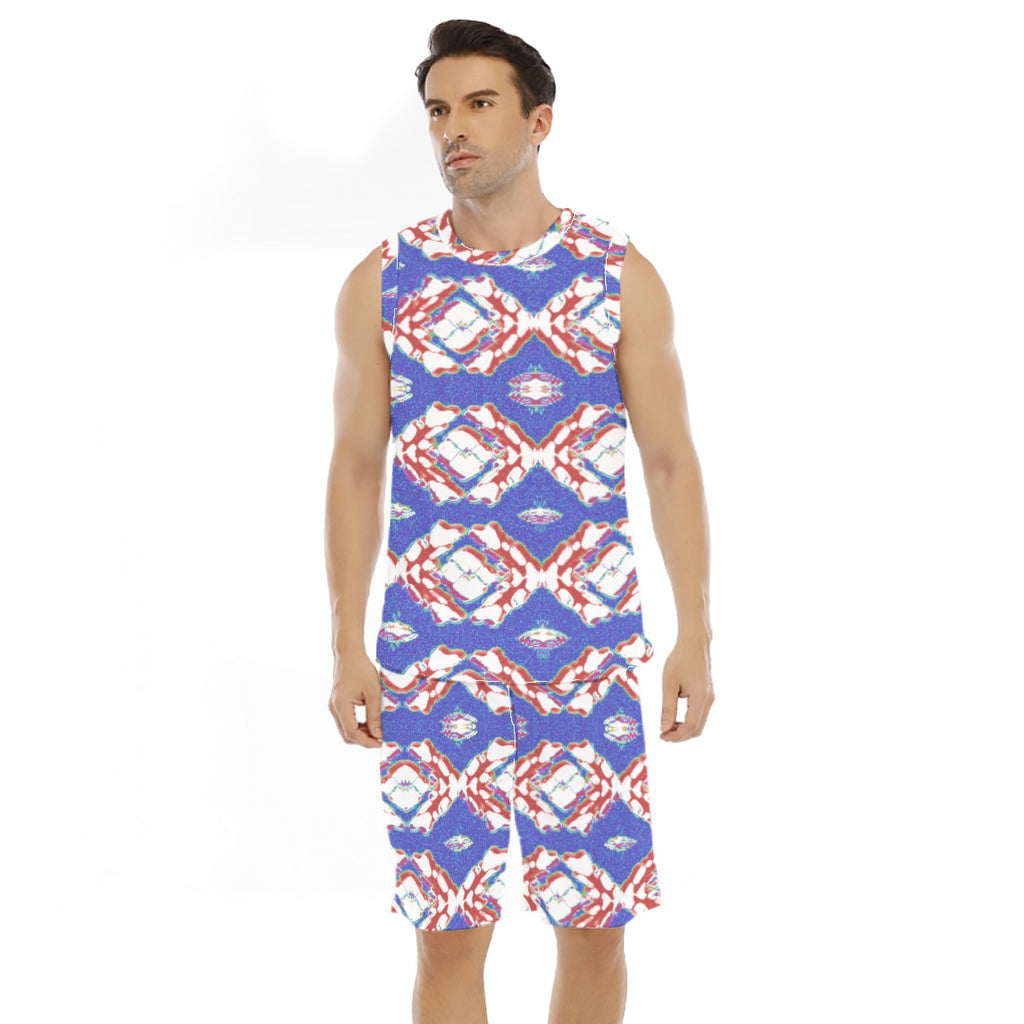 All-Over Print Men's Basketball Suit