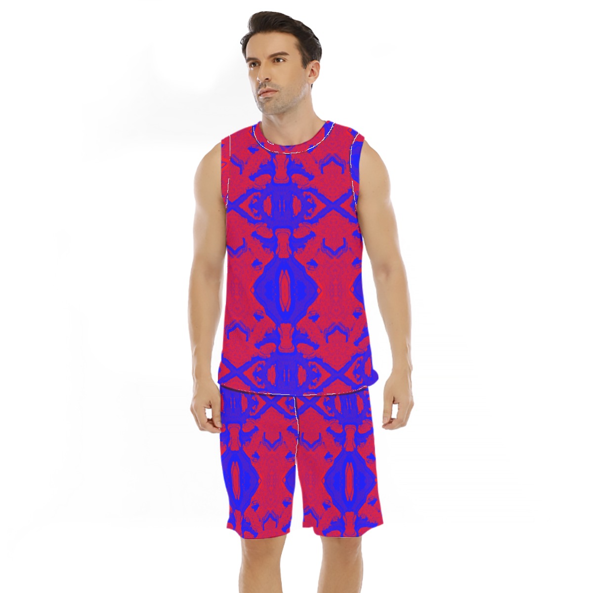 All-Over Print Men's Basketball Suit