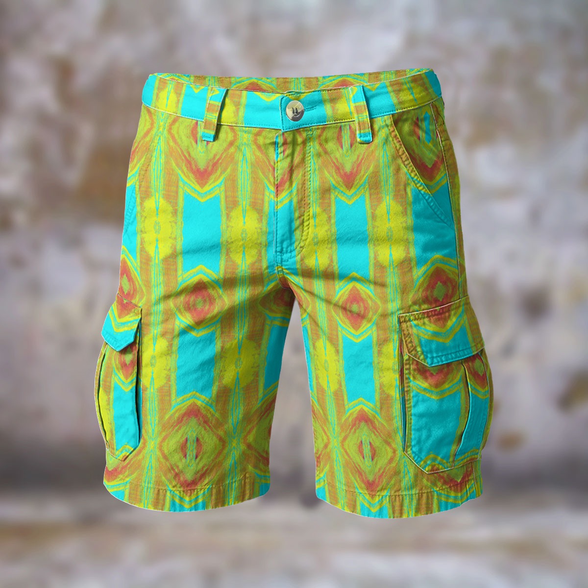 All-Over Print Men's Cargo Shorts