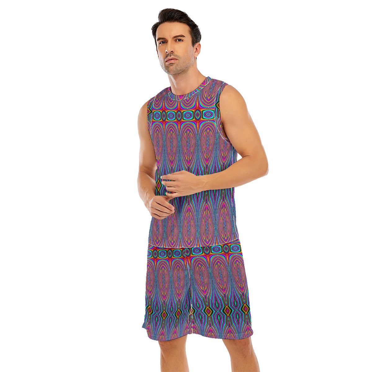 All-Over Print Men's Basketball Suit