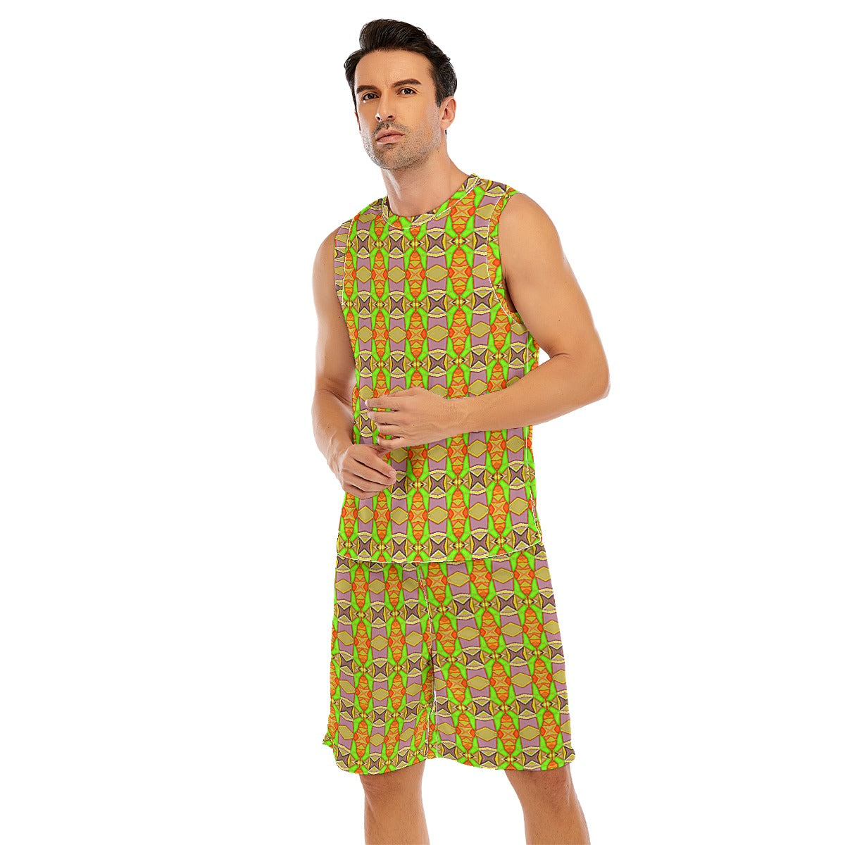 All-Over Print Men's Basketball Suit