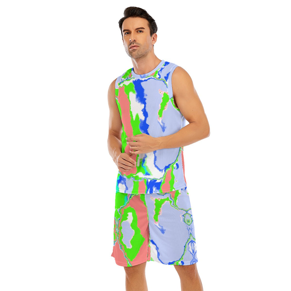 All-Over Print Men's Basketball Suit