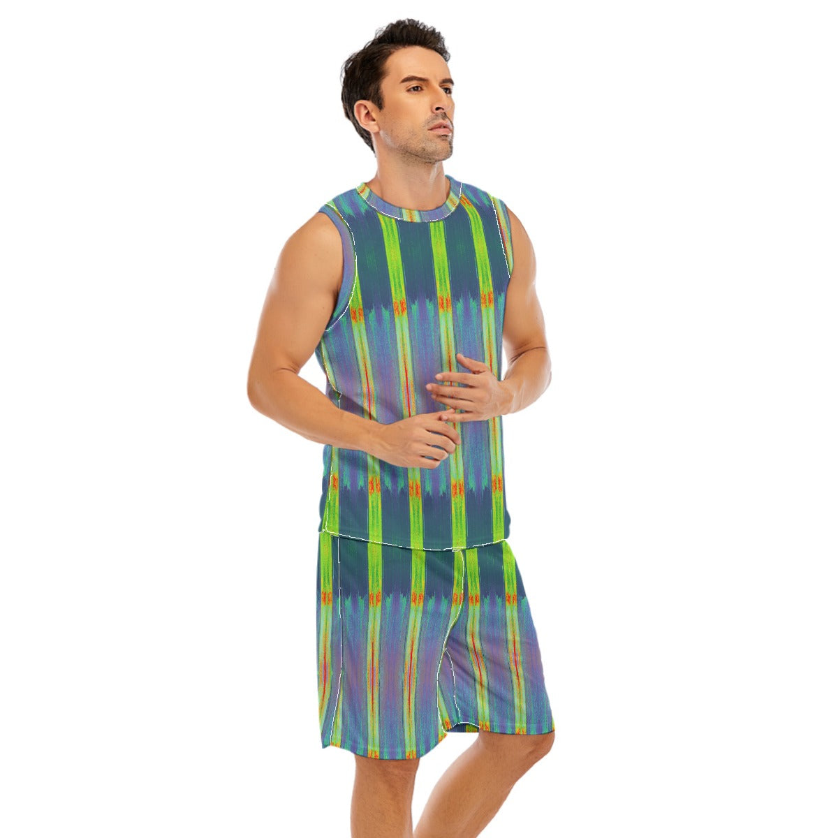 All-Over Print Men's Basketball Suit