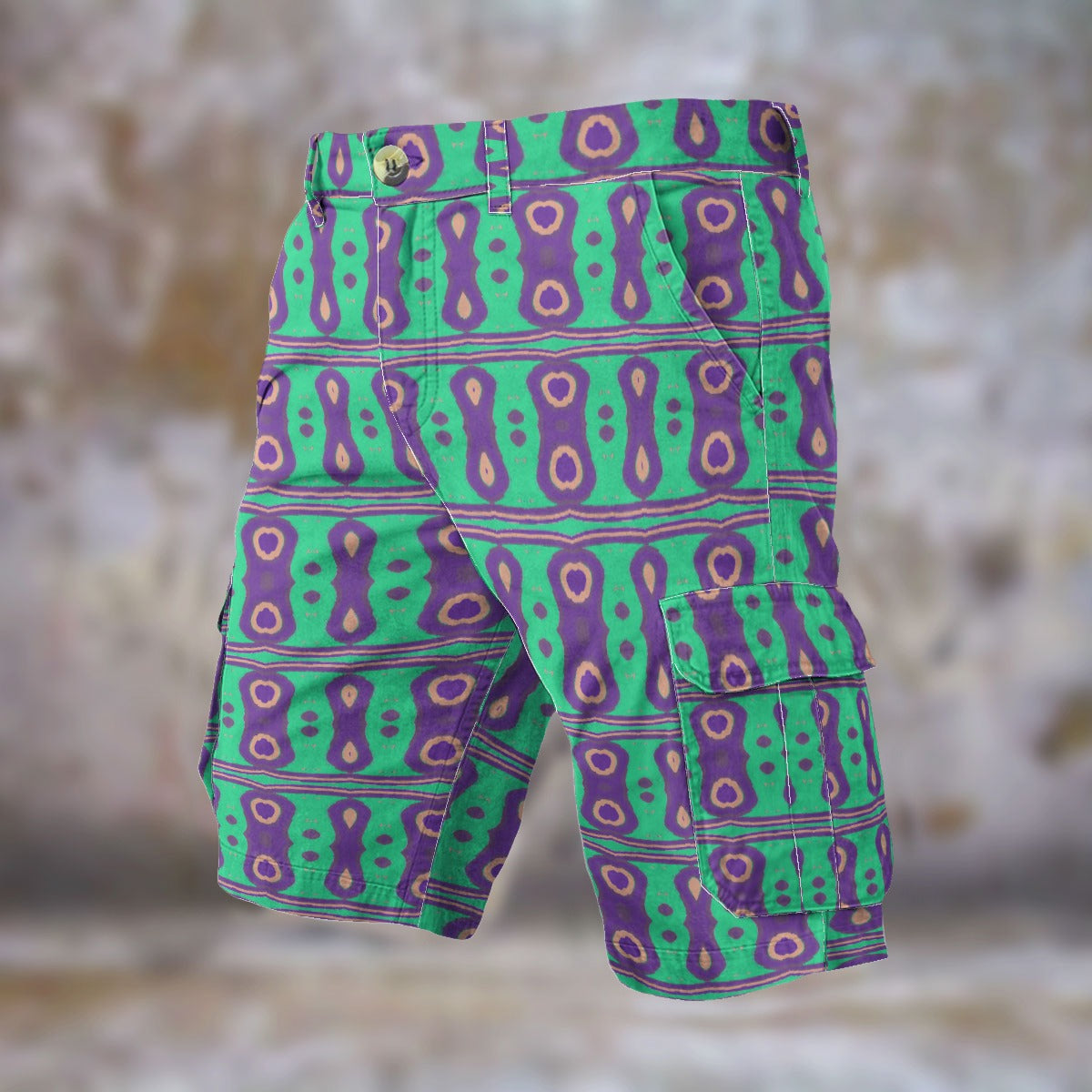 All-Over Print Men's Cargo Shorts