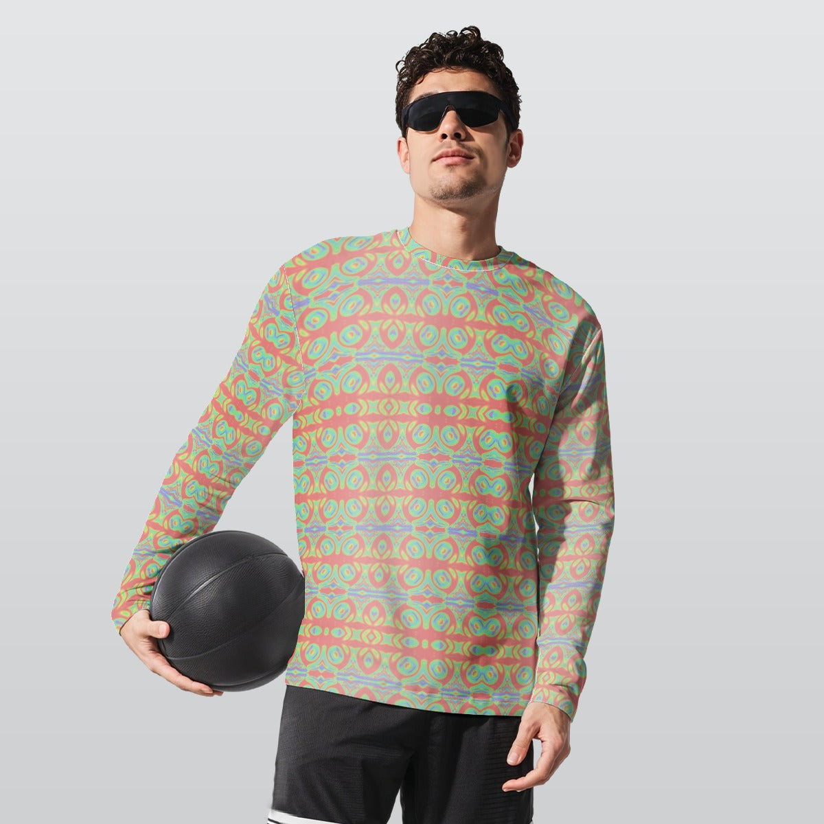 All-Over Print Long Sleeve T-Shirt | 190GSM Cotton