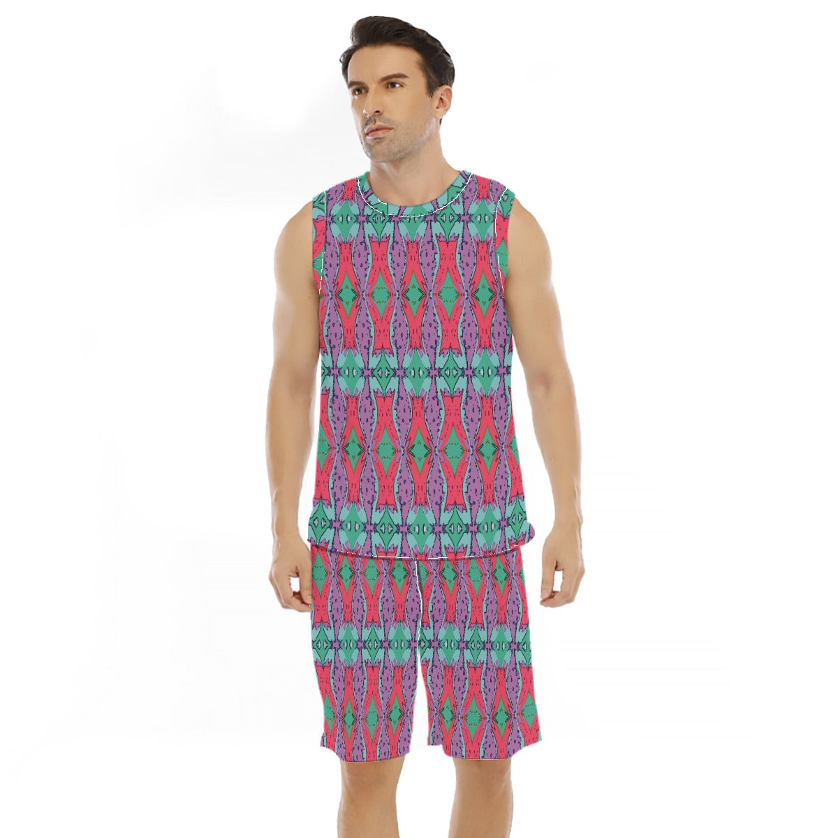 All-Over Print Men's Basketball Suit