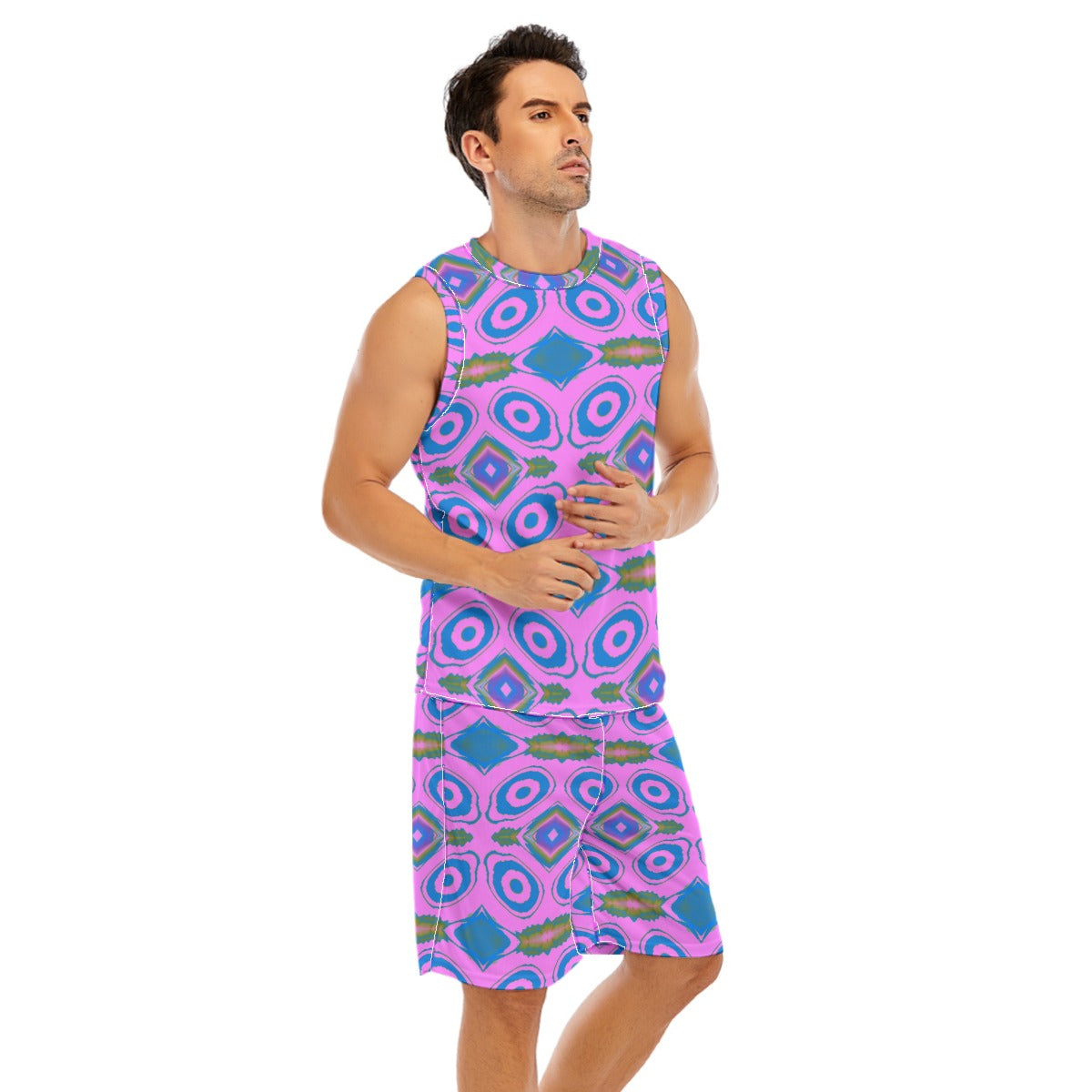All-Over Print Men's Basketball Suit