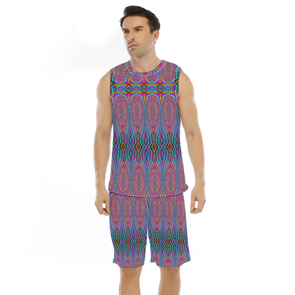 All-Over Print Men's Basketball Suit