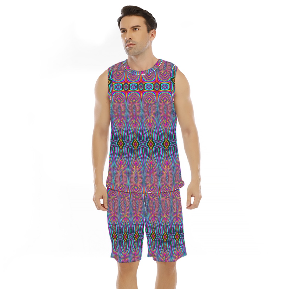 All-Over Print Men's Basketball Suit
