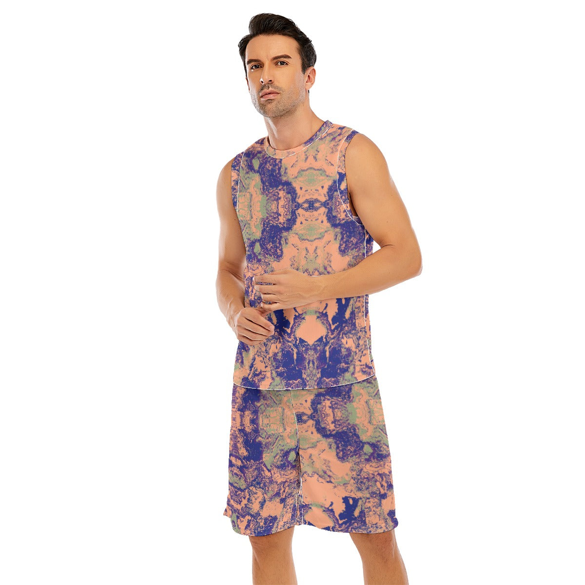 All-Over Print Men's Basketball Suit