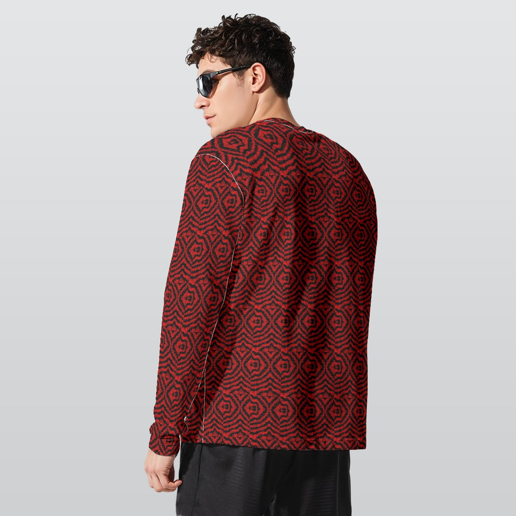 All-Over Print Long Sleeve T-Shirt | 190GSM Cotton