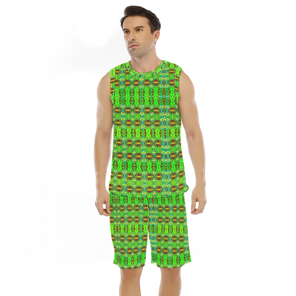 All-Over Print Men's Basketball Suit