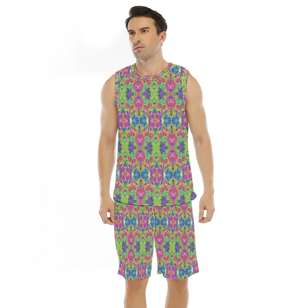 All-Over Print Men's Basketball Suit