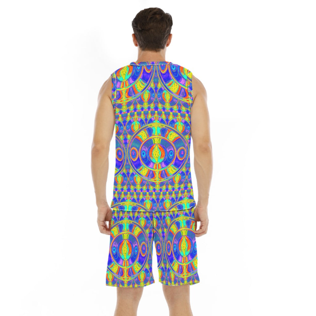 All-Over Print Men's Basketball Suit