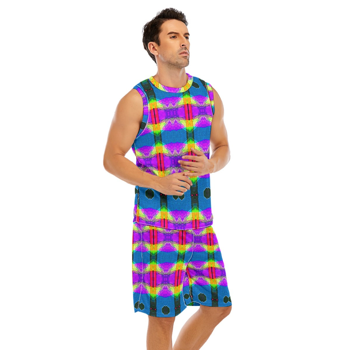 All-Over Print Men's Basketball Suit