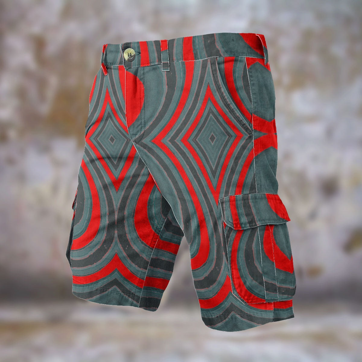 All-Over Print Men's Cargo Shorts