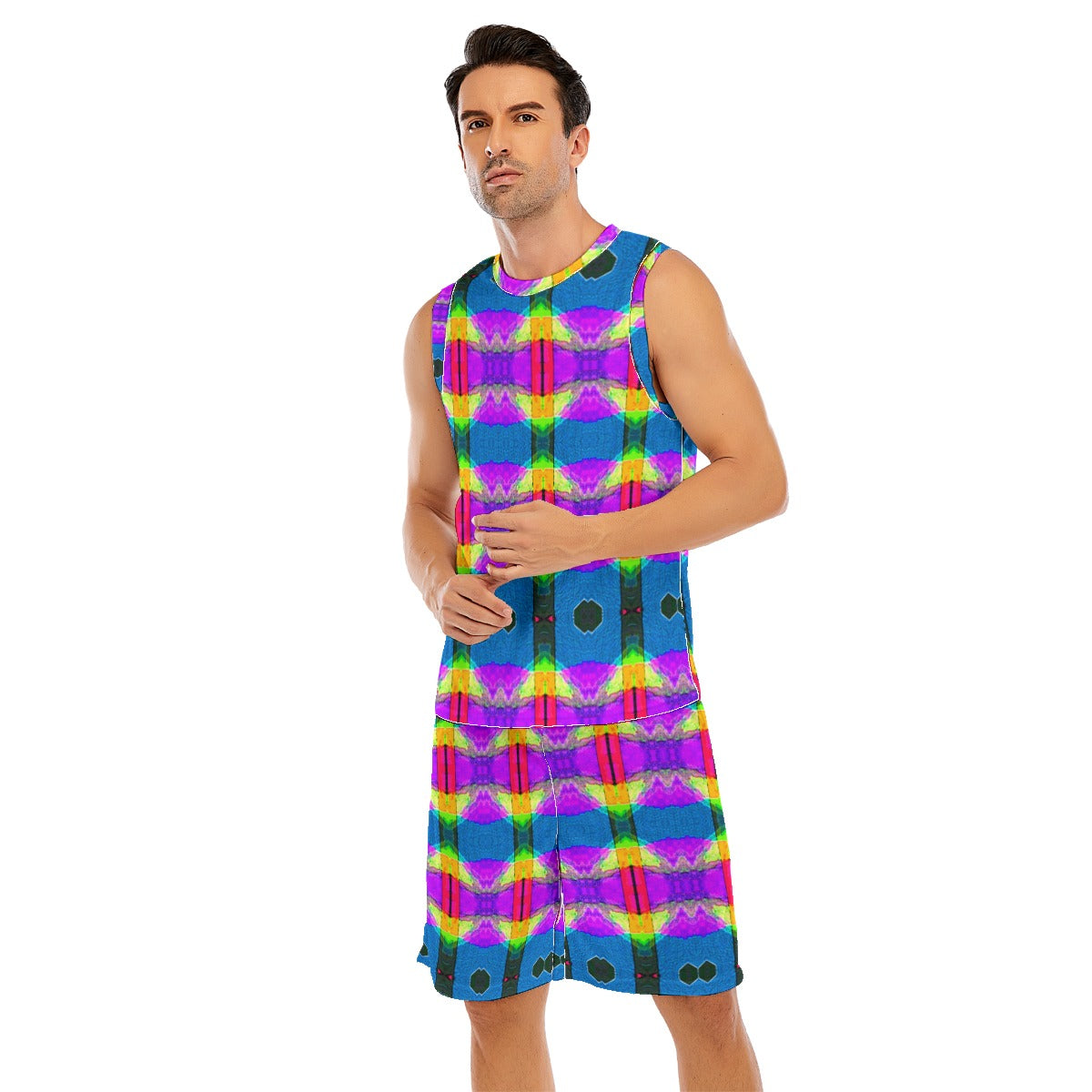 All-Over Print Men's Basketball Suit