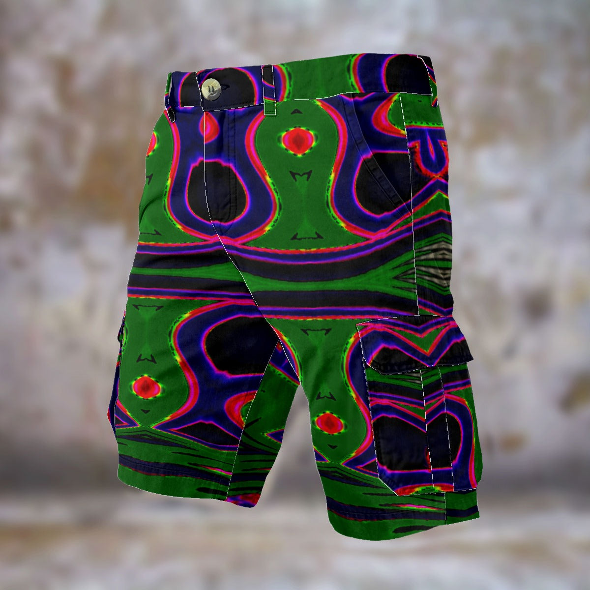 All-Over Print Men's Cargo Shorts