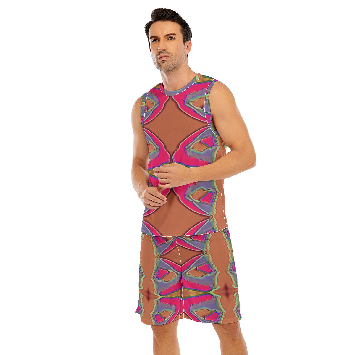 All-Over Print Men's Basketball Suit