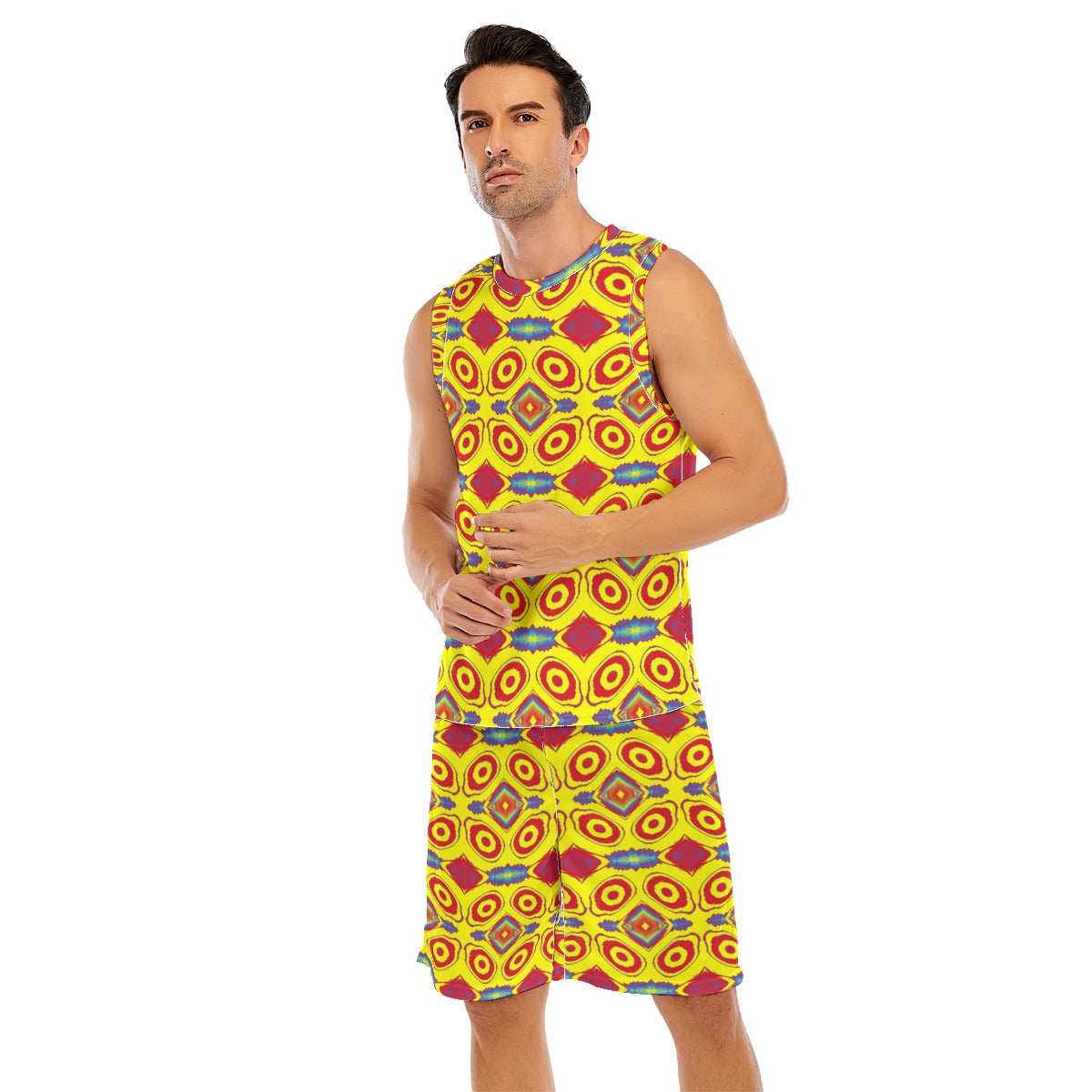 All-Over Print Men's Basketball Suit
