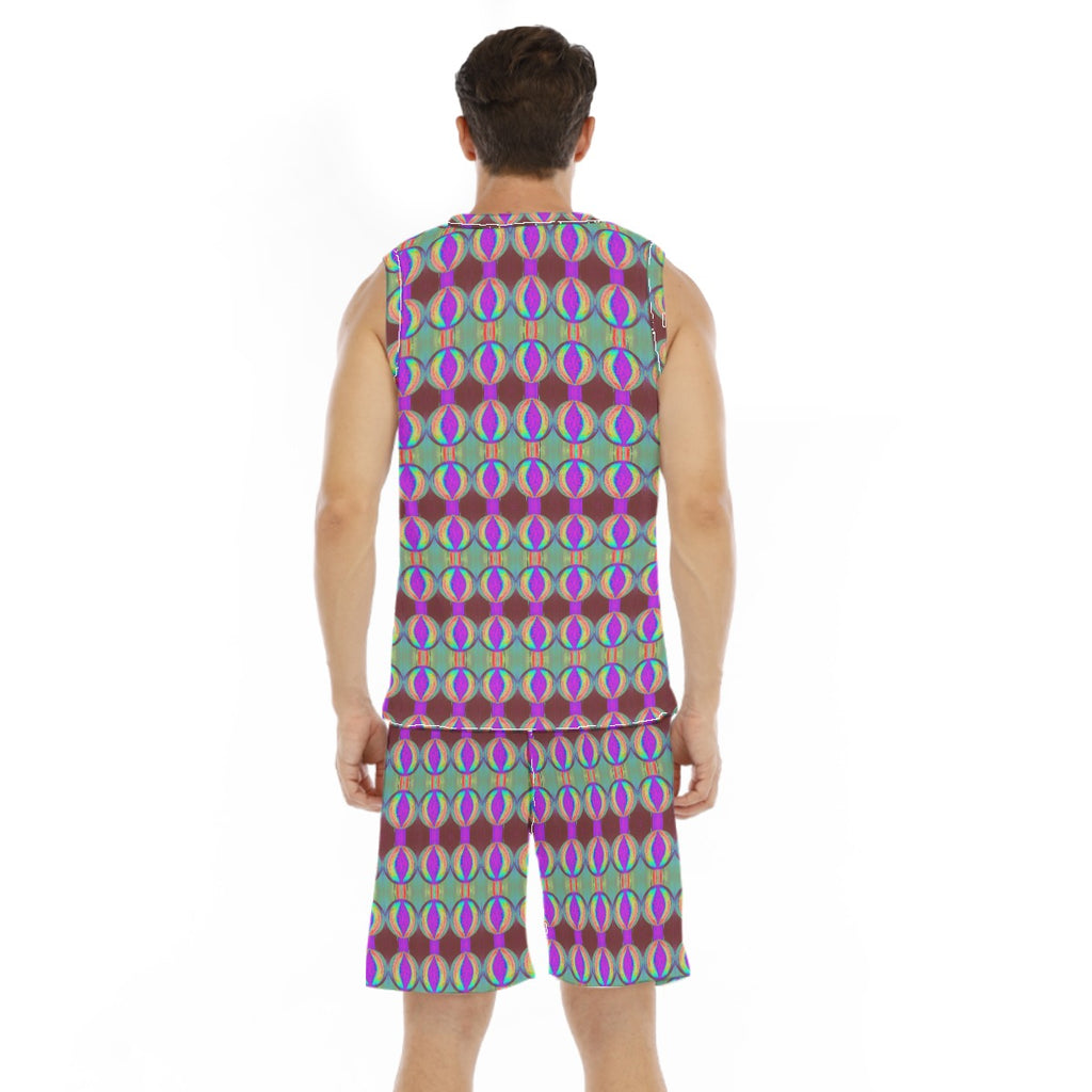 All-Over Print Men's Basketball Suit