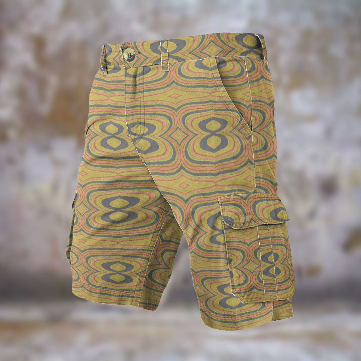 All-Over Print Men's Cargo Shorts