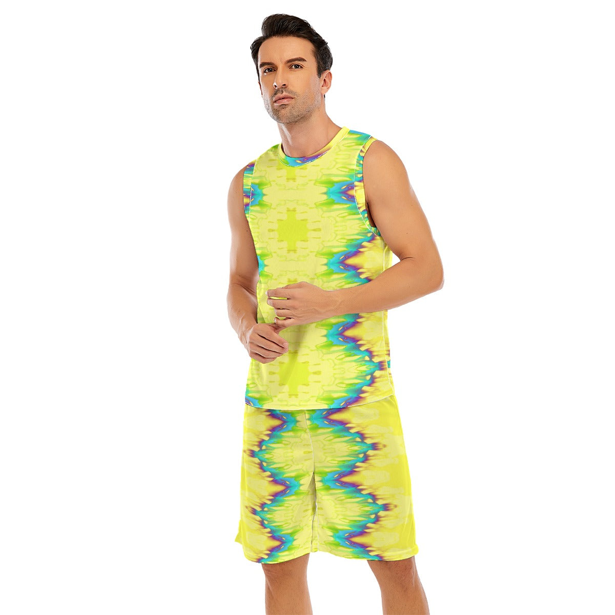 All-Over Print Men's Basketball Suit