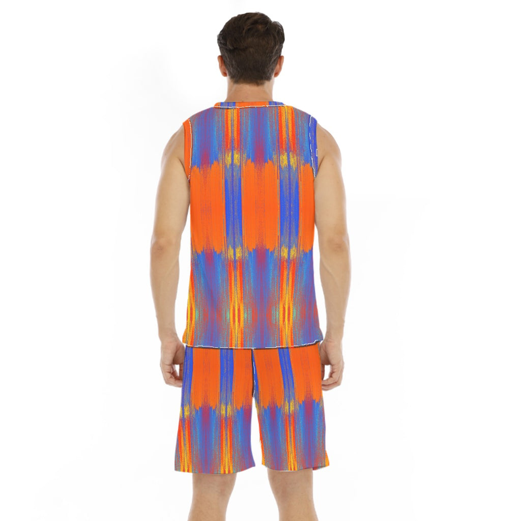 All-Over Print Men's Basketball Suit