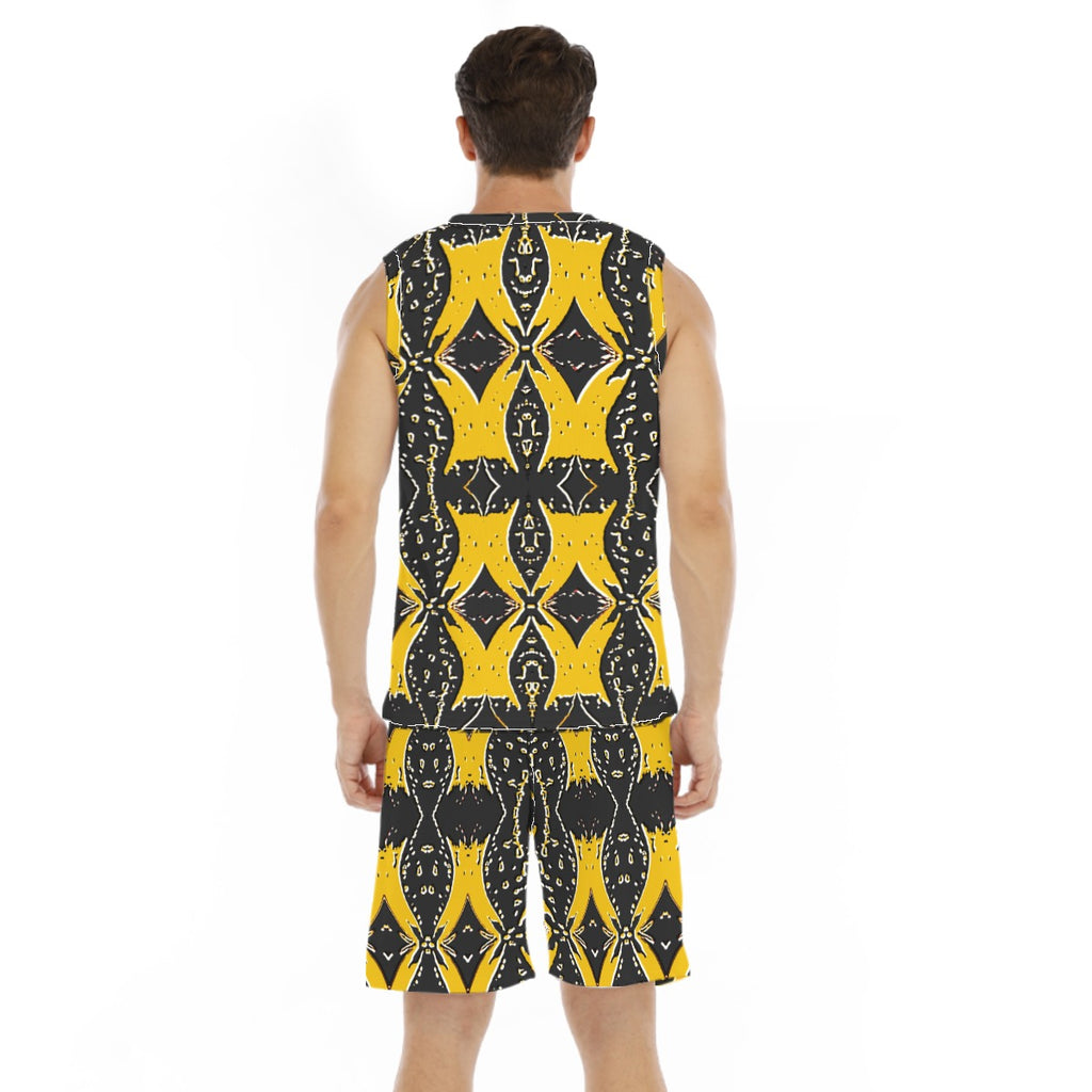 All-Over Print Men's Basketball Suit
