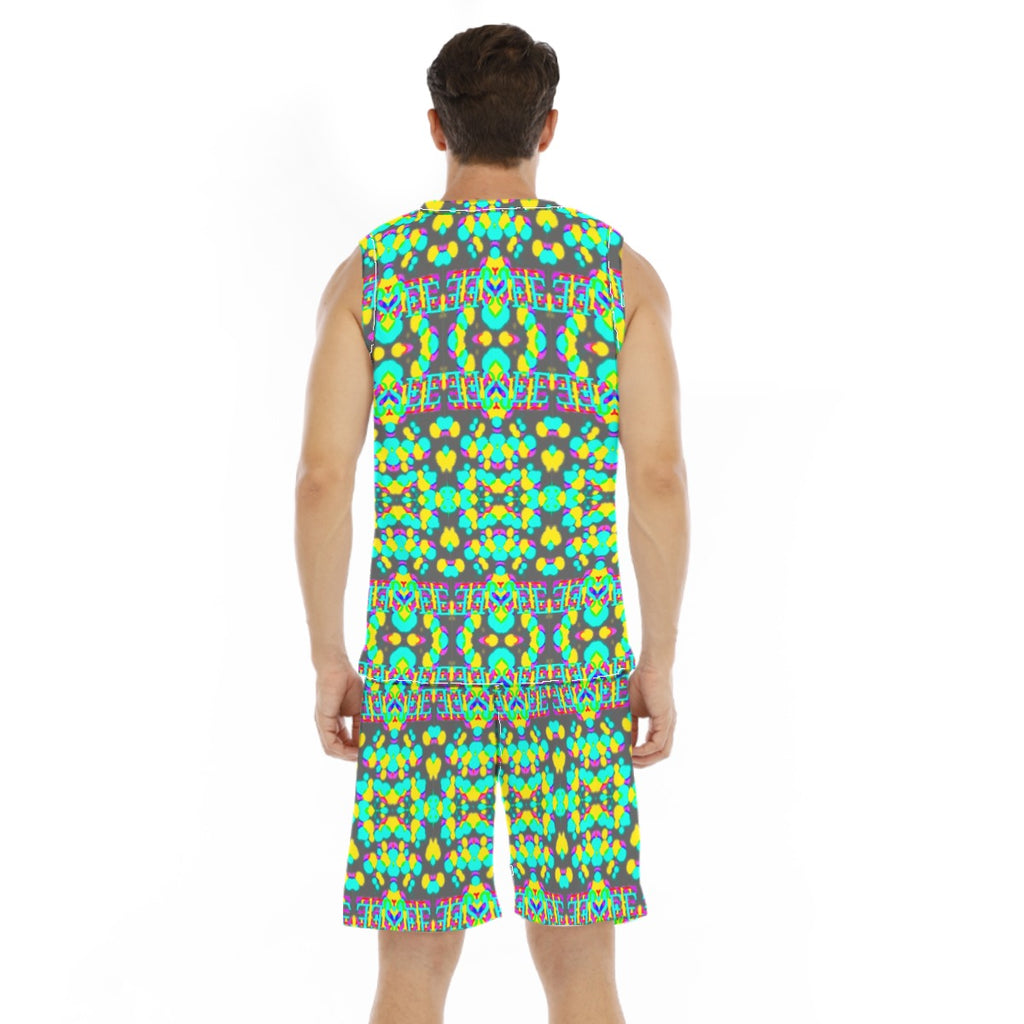 All-Over Print Men's Basketball Suit