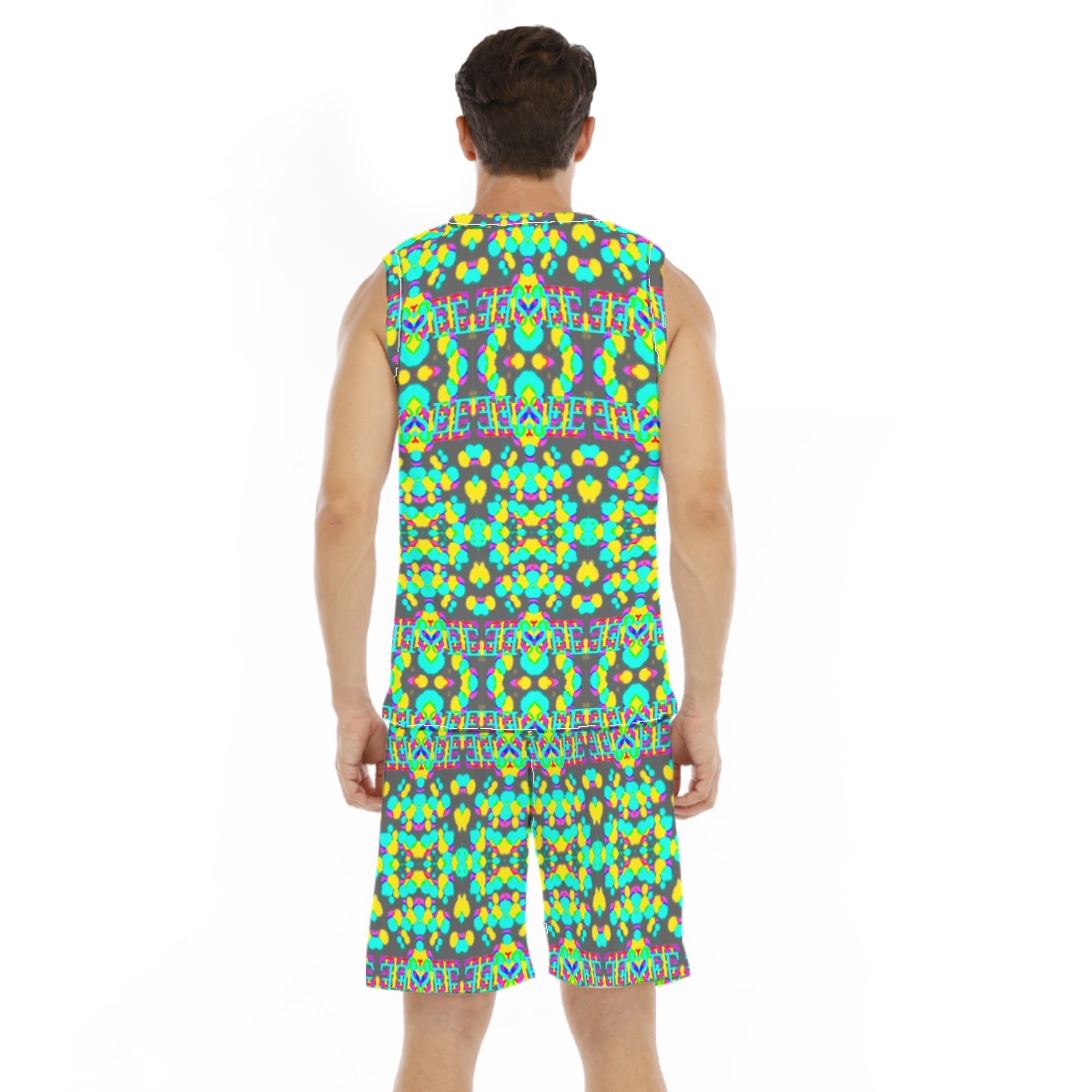All-Over Print Men's Basketball Suit