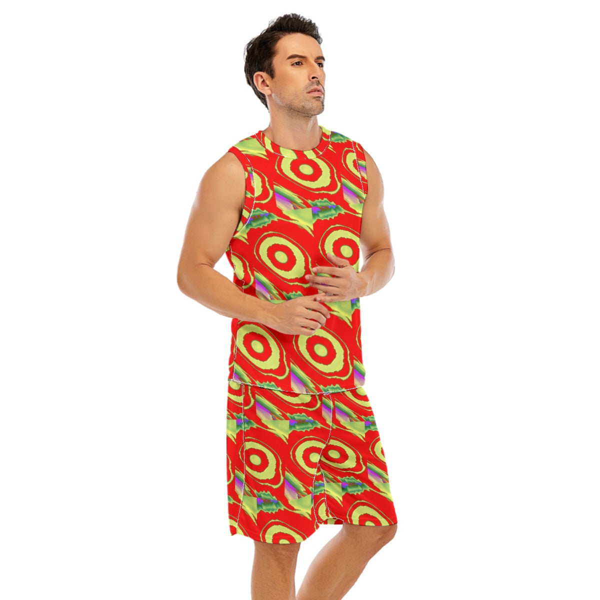 All-Over Print Men's Basketball Suit