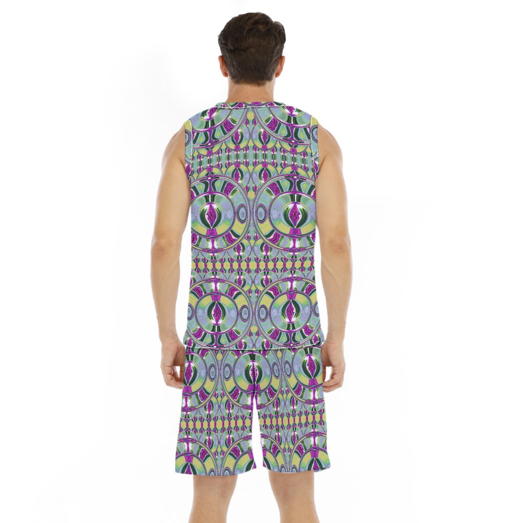 All-Over Print Men's Basketball Suit