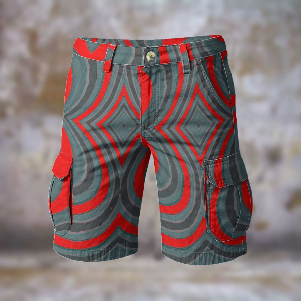 All-Over Print Men's Cargo Shorts
