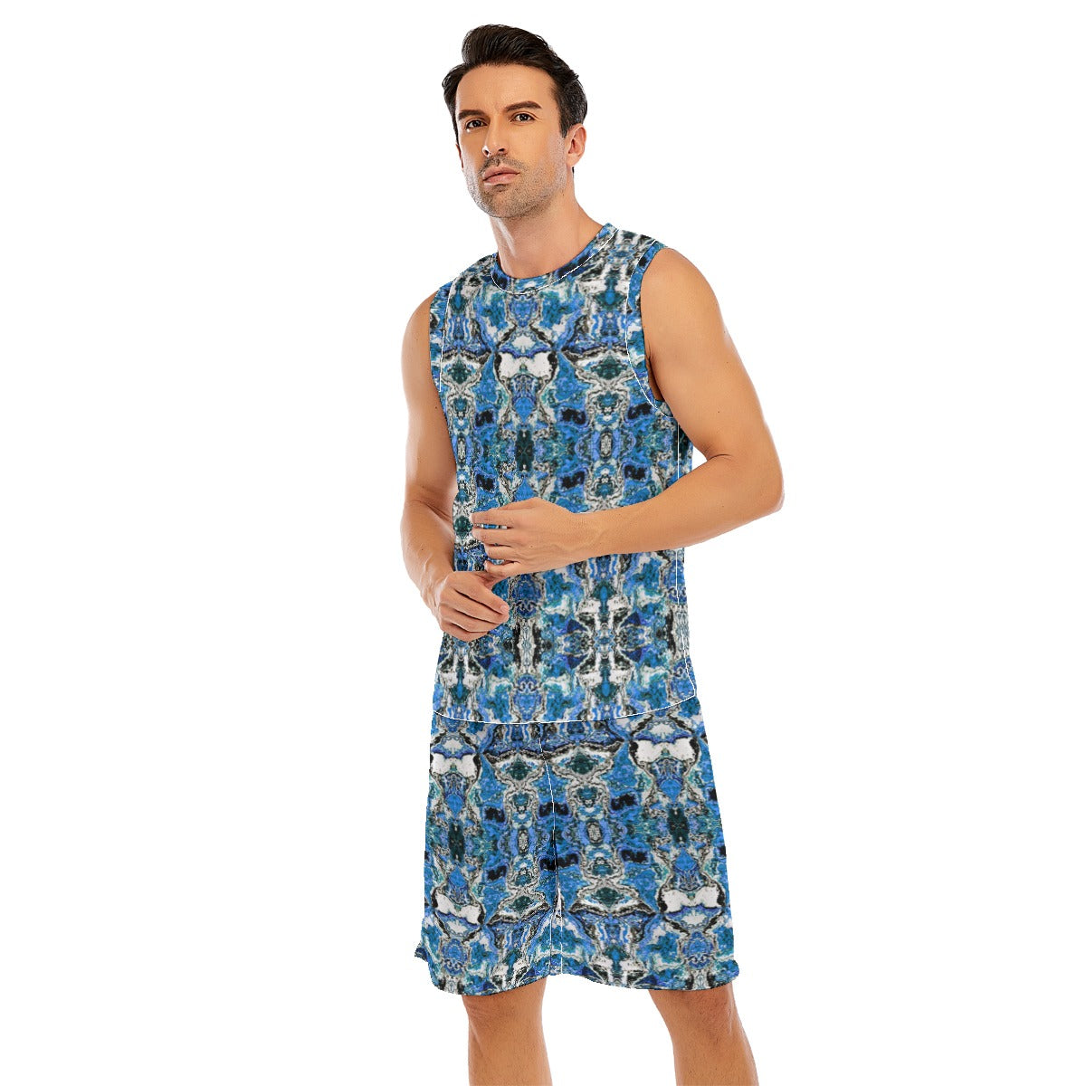 All-Over Print Men's Basketball Suit