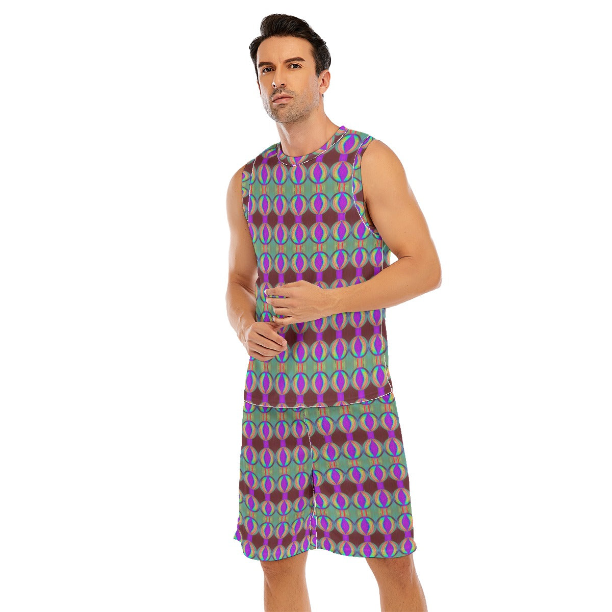 All-Over Print Men's Basketball Suit